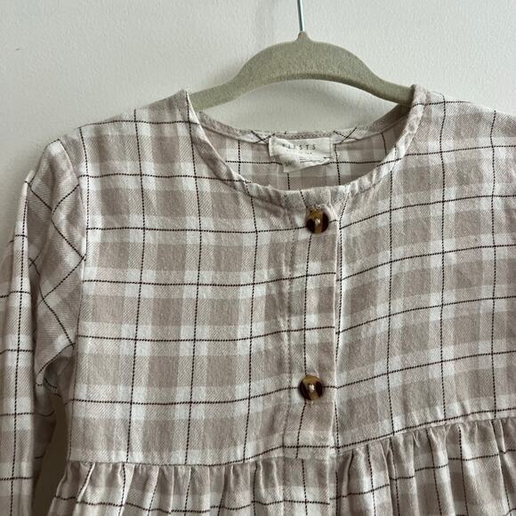 Firsts by Petit Lem plaid flannel dress (24m) - Picture 2 of 10